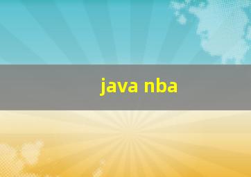 java nba